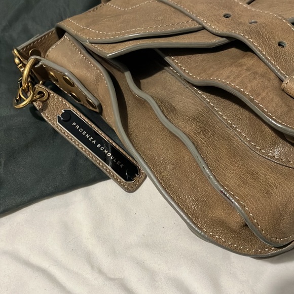 Proenza Schouler Taupe Leather Medium PS1 bag - Picture 3 of 6